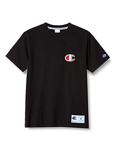 [チャンピオン] ショートスリーブTシャツ コットンUSA ビッグロゴ アクションスタイル C3-U305 メンズ ブラック L