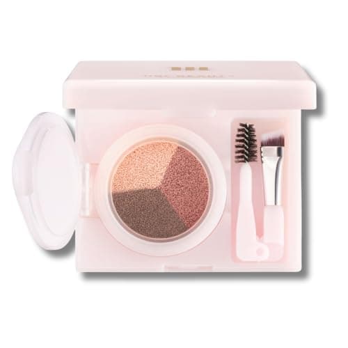 HBLBEAUTY 3Dクッションブロウ 02 ライトブラウン 5.4g アイブロウ アイブロー マスカラ 眉毛 ベージュ ミディアム ダーク ブラウン ブラシ リキッド ナチュラル 垢抜け サウナ サロン プロ仕様 レディース メンズ