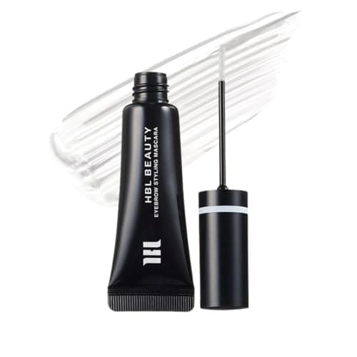 HBLBEAUTY アイブロウ スタイリング マスカラ 01 クリア 6g アイブロー 眉毛 透明 独自ブラシ 毛流れ キープ ウォータープルーフ セット力 落ちない 垢抜け サロン プロ仕様 レディース メンズ
