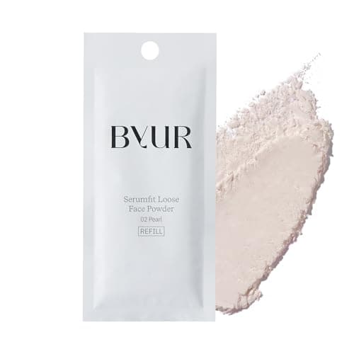 ByUR バイユア フェイスパウダー ルース 崩れない 詰め替え リフィル さらさら セミマット テカリ防止 8g (ルース #01 クリア)