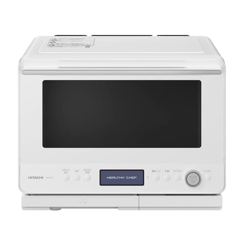 日立 過熱水蒸気 オーブンレンジ ヘルシーシェフ 30L MRO-W1D W フロストホワイト 熱風コンベクション 2段式 Wスキャン ワイドオーブン