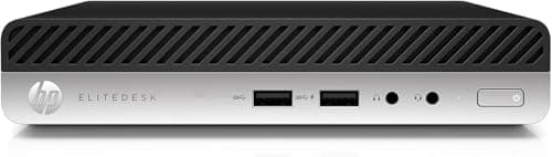 【整備済み品】HP ProDesk/EliteDesk 400 G4/ 600 G4 / 800 G4 DM 超ミニPC、第8世代Core i5-8500T、RAM:DDR4 8GB、SSD:256GB、Windows11 Pro、MS Office 2021(永続版)搭載、静音性、WIFI、Bluetooth、4K HDR対応、省スペース小型パソコン、中古パソコン