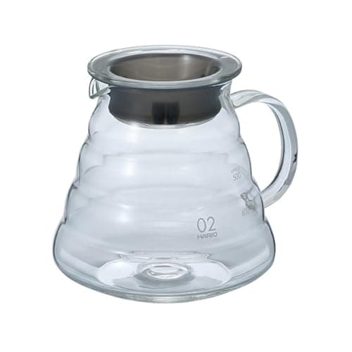 HARIO(ハリオ) V60グラスサーバー600クリア 600ml 2-5杯用 電子レンジ可 XGSR-60-TB