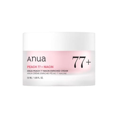 ANUA(アヌア)桃77％ナイアシンリッチモイスチャークリーム50ml 肌トーンケア 水光肌 ツヤ肌 水分保湿 水分クリーム 乾燥肌 混合肌 peac niacin cream スキンケア 韓国クリーム 韓国コスメ 【公式・正規品】