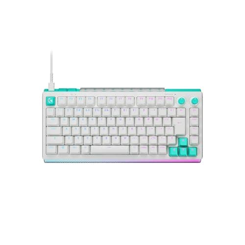 【Amazon.co.jp限定】 Logicool G 8000Hz ラピッドトリガー ホットスワップ G512 X 75 ゲーミングキーボード リニア ガスケットマウント 日本語配列 G512X-75-LNWHd アクチュエーションポイント 調整可能 有線 テンキーレス 磁気式アナログスイッチ メカニカル LIGHTSYNC RGB 国内正規品 ※Amazon限定の壁紙ダウンロード付き