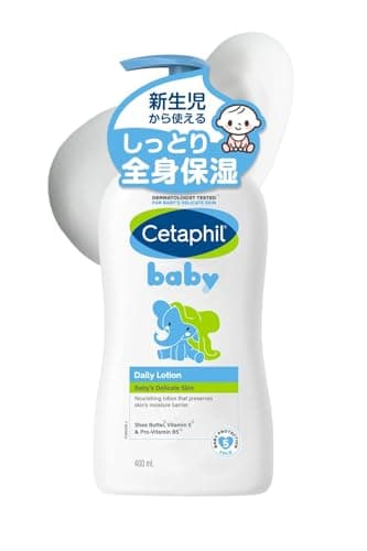 セタフィル ベビー デイリー ローション 400mL ベビーローション body lotion 保湿クリーム 新生児 赤ちゃん用 赤ちゃん 保湿 全身スキンケア 敏感肌 低刺激 保湿 大容量 出産祝い ギフト プレゼント Cetaphil