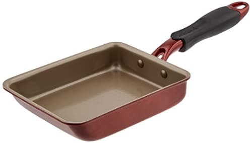 エバークック 卵焼き 13×18㎝ オール熱源対応(IH対応) evercookα(エバークック アルファ) PFOA PFOS フリー ワインレッド 2年保証 ドウシシャ