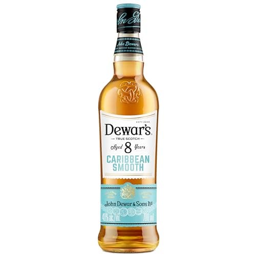 デュワーズ カリビアンスムース 8年 [ ブレンデッド スコッチウイスキー スコットランド産 700ml 40% ][正規品]フレーバー(黒糖/キャラメル/トロピカルフルーツ) ラム樽フィニッシュ - スコッチウイスキー国内売上No. 1