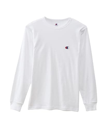 [チャンピオン] ロングTシャツ 吸汗速乾 長袖 丸首 ロングスリーブTシャツ CM4HQ202 メンズ ホワイト L
