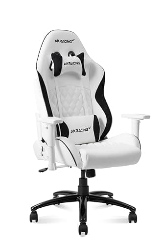 AKRacing ティーン向け ゲーミングチェア デスクチェア 学習椅子 ホワイト 白 Pinon ピノン 低身長 145㎝~165㎝ 子供向け 在宅 リモート 5年保証
