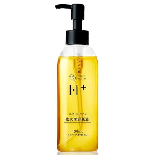 DRH+ ケラチン原液 洗い流さないトリートメント エイジングケア ハリコシ 髪の美容原液 100ml シリアルナンバー付