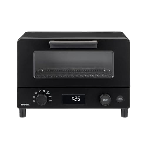 【Amazon.co.jp限定】TOSHIBA(東芝) トースター オーブントースター 2枚焼き HTR-WZ7(K)