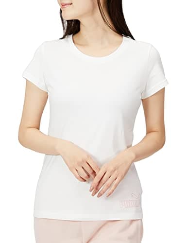 PUMA(プーマ) 半袖 シンプル SS Tシャツ W 848542 【Amazon.co.jp限定】 レディース 23年春夏カラー ホワイト(02) M