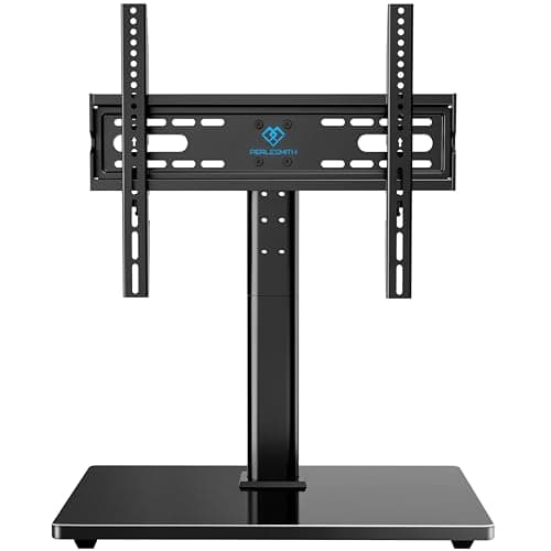 PERLESMITH テレビスタンド 卓上 32~60インチ対応 耐荷重40kg ロータイプ 壁寄せ VESA400x400mm 6段階高さ調節