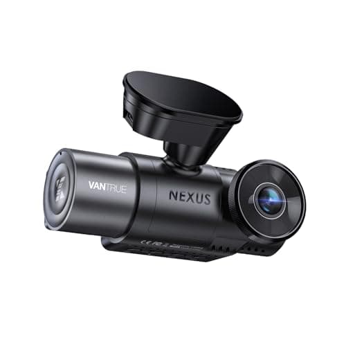 VANTRUE N2X【車外+車内 1944P+1080P】 ドライブレコーダー 2.7K 500万画素 前後カメラ 一体型 ドラレコ 前後HDR 超強暗視 Starvis 2 IMX675センサー搭載 160度超広角 赤外線暗視 2インチ IPS液晶画面 5.8G WiFi機能 24時間駐車監視 常時録画 Gセンサー 緊急録画 GPS内蔵 技適認証済 1TBカード(別売)対応 18ヶ月延長保証