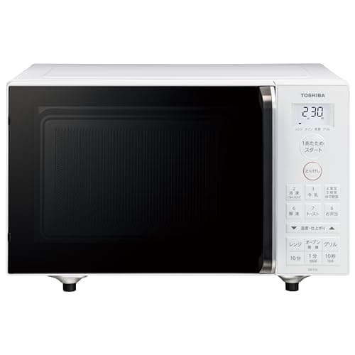 TOSHIBA(東芝) 電子レンジ オーブンレンジ 一人暮らし 16L フラットテーブル トースト機能付き ホワイト ER-Y16(W)