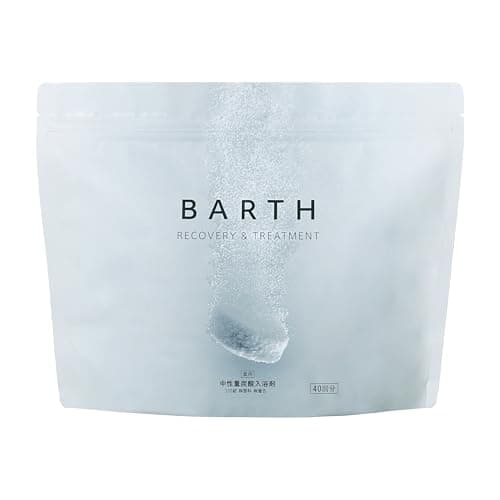 BARTH 中性重炭酸入浴剤 120錠 40回分 大容量 発汗 お風呂 医薬部外品