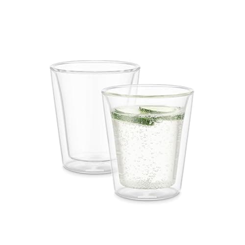 BODUM ボダム グラス コップ タンブラー BODUM CANTEEN ボダムキャンティーン ダブルウォール グラス 200ml 2個セット 保温保冷性 二重構造 耐熱ガラス 電子レンジ可 オーブン可 食洗器可 冷凍庫可 【正規品】 10109-10