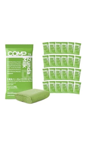 COMP 完全食Block TB Zunda Milk (26g×24本) プロテイン ずんだ ビタミン 食物繊維 たんぱく質 ポリフェノール