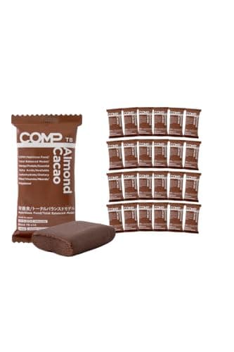 COMP Block TB Almond Cacao(v.1.0 624g 24本1箱) バランス栄養食 トータルバランスドモデル 完全食 チョコレートパウダー ココア 高たんぱく質 必須アミノ酸 必須脂肪酸 食物繊維 ビタミン ミネラル ポリフェノール