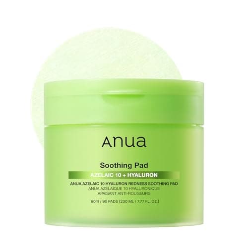 ANUA(アヌア)アゼライン酸10ヒアルロンレッドネススージングパッド(90枚) 拭き取り化粧水 トナーパッド 油水分バランス 皮脂 毛穴 azelaic toner pad ゆらぎ肌 オイリー肌 韓国化粧水 韓国コスメ スキンケア【公式・正規品】