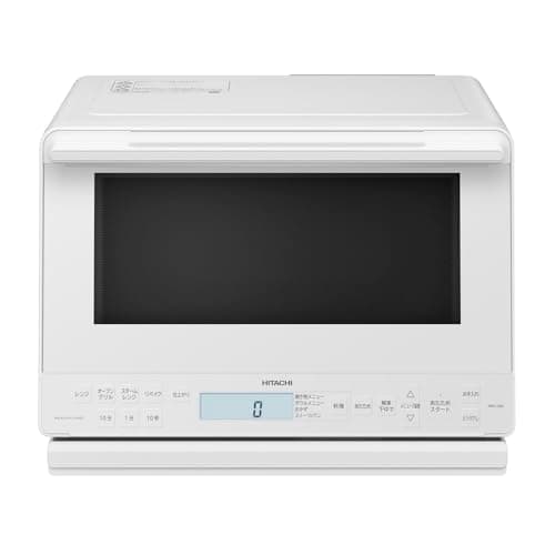 日立 過熱水蒸気 オーブンレンジ ヘルシーシェフ 31L MRO-S8D W ホワイト 重量センサー 250℃1段式ワイドオーブン