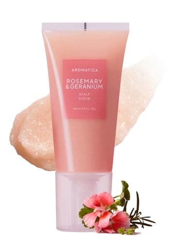 [AROMATICA] 頭皮スクラブ ヘッドスクラブ ローズマリー＆ゼラニウム スカルプスクラブ 165g 頭皮の匂い 角質 かゆみ 乾燥 ローズの香り アロマテラピー 保湿 パンテノール 毛髪 ヘッドクレンジング