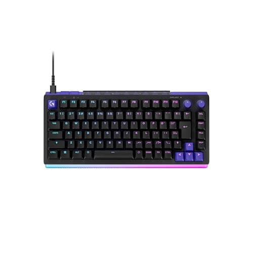 【Amazon.co.jp限定】 Logicool G 8000Hz ラピッドトリガー ホットスワップ G512 X 75 ゲーミングキーボード リニア ガスケットマウント 日本語配列 G512X-75-LNBKd アクチュエーションポイント 調整可能 有線 テンキーレス 磁気式アナログスイッチ メカニカル LIGHTSYNC RGB 国内正規品 ※Amazon限定の壁紙ダウンロード付き