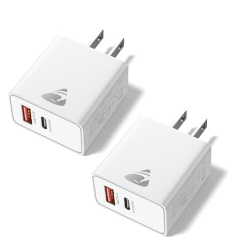 タイプC充電器 急速充電器 USB-C＆USB-A 2ポート【PD20W急速充電対応・PSE認証】USBコンセント式ACアダプター 2個セット 小型軽量 2台同時充電 スマホ iPhone 17/16/15/14/13/SE3/iPad/Android/タブレット 対応 (ホワイト)