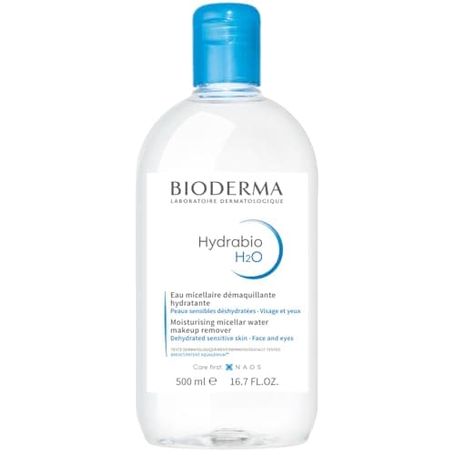 【正規品】ビオデルマ (Bioderma) イドラビオ エイチツーオー（H2O） 500mL 乾燥肌用 クレンジング水（洗顔 メイク落とし クレンジングウォーター 敏感肌 無着色 エチルアルコール、オイル、パラベン無添加 弱酸性）