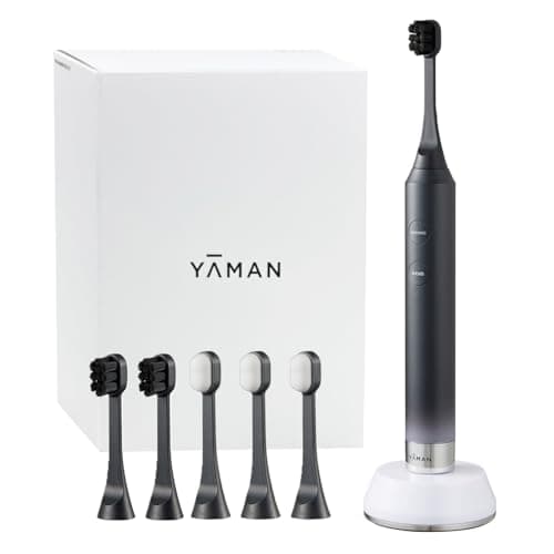 ヤーマン 電動歯ブラシ 美顔器 オーラルリフト セット クリーン歯ブラシヘッド2本+シリコン歯茎ケアヘッド2本付 リフトケア EMS 歯茎ケア YOC-OL1BAM1 ブラック ステッカー付【公式ストア限定セット】