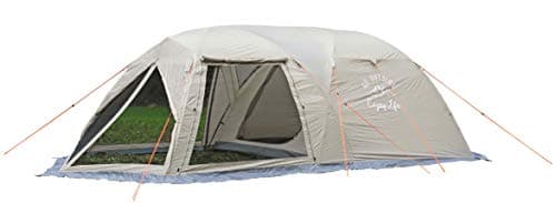 キャプテンスタッグ(CAPTAIN STAG) テント スクリーン ツールームドームテント [5-6人用] 【サイズ280×620×H190cm】 PU加工 グラスファイバー製ポール採用 キャリーバッグ付き モンテ UA-44