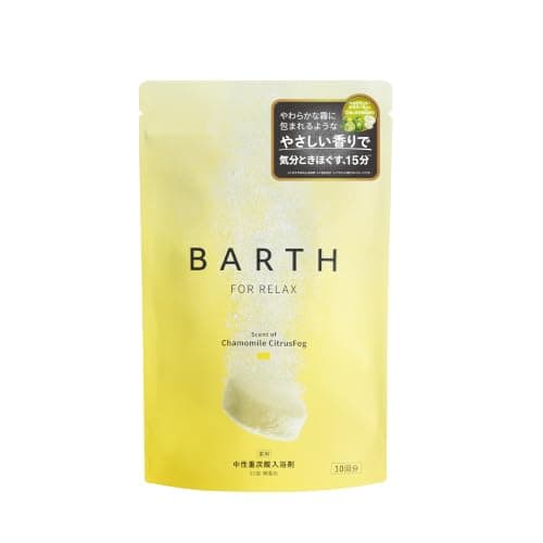 BARTH 中性重炭酸 入浴剤 RELAX カモミールシトラスの香り 30錠 10回分 医薬部外品