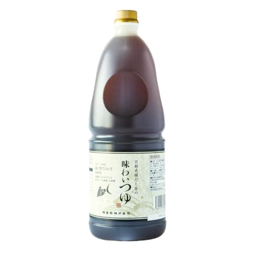 福島鰹株式会社 味わいつゆ 1.8L (うま味調味料 無添加 2倍 濃縮) 京都の老舗だし屋 鰹節 昆布 そうめん めんつゆ 素麺
