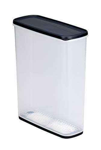 イノマタ化学(Inomata-k) 保存容器 乾物ストッカー 6.0 クリアブラック 乾燥剤2個付 日本製 食品 スープ ふりかけ 乾物 収納 整理整頓 おしゃれ シンプル 1216