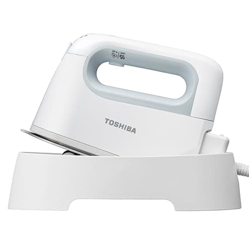 TOSHIBA(東芝) 2way スチームアイロン コードレス 衣類スチーマー 小型 約0.69kg 温度調節3段階 TAS-X6(L)