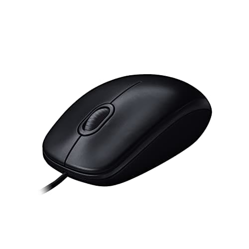 【Amazon.co.jp限定】ロジクール 有線 マウス M100nBK 左右対称型 USB 簡単接続 有線マウス M100 ブラック 国内正規品