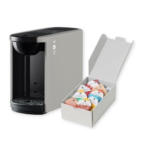 【Amazon.co.jp限定】UCC ドリップポッド カプセル式コーヒーマシン EC DP03クールグレー(H)Amazon限定カラー + テイスティングキット16P 【コーヒーメーカー】 【ギフト】【中元】【歳暮】【母の日】【父の日】【アイスコーヒー対応】【静音】【レギュラーコーヒー対応】【緑茶紅茶ほうじ茶】