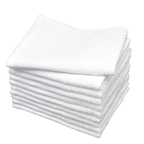 フェイスタオル 白 20枚セット 160匁 綿100％ 34×86cm 薄手 吸水速乾 ロング 業務用 温泉 サウナ ホテル