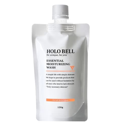 HOLO BELL (ホロベル) 洗顔料 フォーム メンズ 濃密泡 潤い 洗浄 毛穴 皮脂 敏感肌 120g 単品