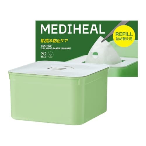 MEDIHEAL(メディヒール)【詰め替え】ティーツリー 30枚マスク 大容量 毎日使える 高保湿ケア うるおい肌 シートマスク フェイスマスク フェイスパック THE 365マスク