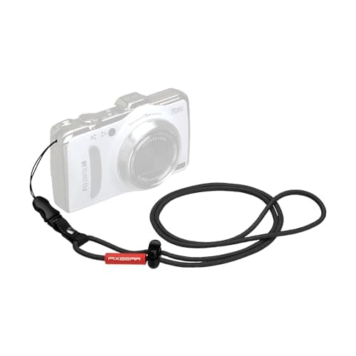 ハクバ HAKUBA カメラストラップ ピクスギア スマートネックストラップ ブラック KST-48BK 携帯 スマホ デジカメ 長さ調節可能 4977187314359 PixGEAR