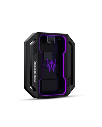 Acer Predator 外付けSSD 2TB GP30 USB3.2 Gen2x2 最大読出2000MB/s RGB発光型 ポータブルSSD 4K ProRes撮影対応 アルミ合金 USB A/Cケーブル付属 Windows/Mac OS、PS5、Android、iPhone15シリーズ以降対応 金属筐体 メーカー5年保証