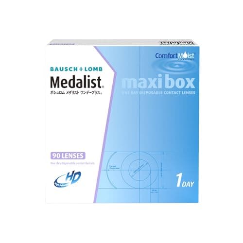 Bausch + Lomb ボシュロム メダリスト ワンデープラス マキシボックス 90枚入り 【BC】8.6【PWR】-3.25