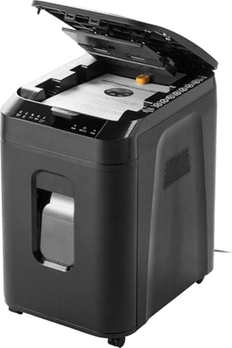 サンワダイレクト シュレッダー 業務用 オートフィード 自動細断150枚 ミニクロスカット 【60分連続細断】 大容量32.2L