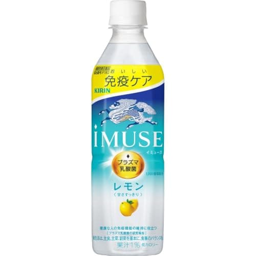 プラズマ乳酸菌 キリン iMUSE(イミューズ) レモン プラズマ乳酸菌 500ml 24本 免疫ケア 乳酸菌 機能性表示食品 ペットボトル