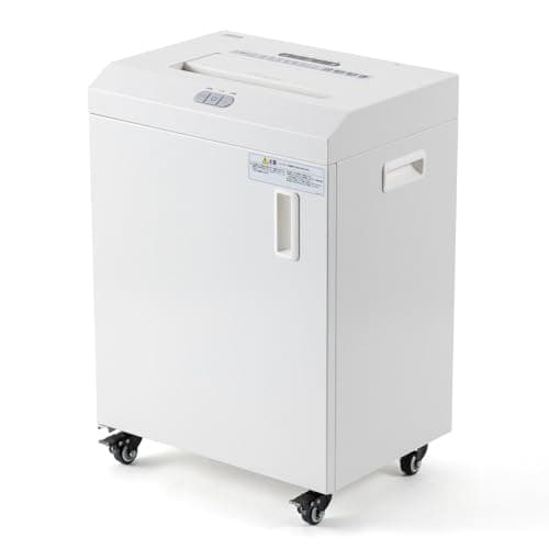 サンワダイレクト シュレッダー 業務用 A3対応 マイクロカット 2×8mm 静音 同時細断15枚 容量40L 電動 400-PSD077