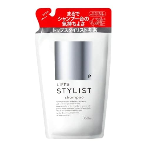 LIPPS (リップス) スタイリスト シャンプー 詰め替え 350ml マンダリンの香り メンズ レディース 濃密泡