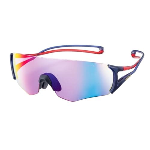 [スワンズ] スポーツ サングラス 日本製 ULTRA LENS ミラーレンズ E-NOX EIGHT8 G2 イーノックス エイト ランニング マラソン テニス ゴルフ EN8G2-3516 NAV/R 大人用 メンズ レディース