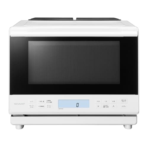 シャープ 過熱水蒸気 オーブンレンジ RE-SS10Z-W ホワイト 30L 2段 調理 コンベクション 250℃ 連続加熱 簡単お手入れ ホワイトバックライト液晶 らくチン！（絶対湿度）センサー 時短料理 ファミリー 大型レンジ 大容量